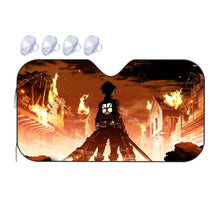 Load image into Gallery viewer, Anime Attack On Titan Car Sunshade