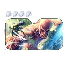 Load image into Gallery viewer, Anime Attack On Titan Car Sunshade