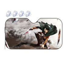 Load image into Gallery viewer, Anime Attack On Titan Car Sunshade