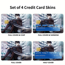 Load image into Gallery viewer, Anime Attack On Titan Credit Card Skins (4-in-1 Pack)