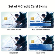 Load image into Gallery viewer, Anime Attack On Titan Credit Card Skins (4-in-1 Pack)