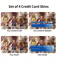 Load image into Gallery viewer, Anime Attack On Titan Credit Card Skins (4-in-1 Pack)
