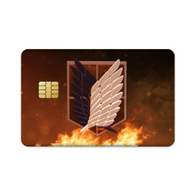 Load image into Gallery viewer, Anime Attack On Titan Credit Card Skins (4-in-1 Pack)