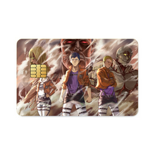 Load image into Gallery viewer, Anime Attack On Titan Credit Card Skins (4-in-1 Pack)