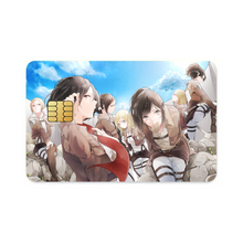 Load image into Gallery viewer, Anime Attack On Titan Credit Card Skins (4-in-1 Pack)