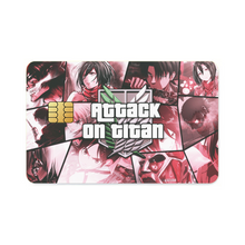 Load image into Gallery viewer, Anime Attack On Titan Credit Card Skins (4-in-1 Pack)