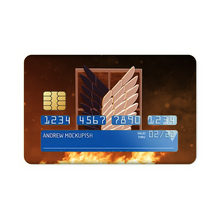 Load image into Gallery viewer, Anime Attack On Titan Credit Card Skins (4-in-1 Pack)
