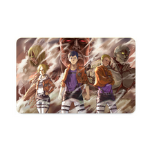 Load image into Gallery viewer, Anime Attack On Titan Credit Card Skins (4-in-1 Pack)