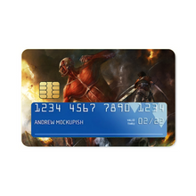 Load image into Gallery viewer, Anime Attack On Titan Credit Card Skins (4-in-1 Pack)