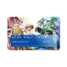 Load image into Gallery viewer, Anime Attack On Titan Credit Card Skins (4-in-1 Pack)