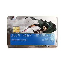 Load image into Gallery viewer, Anime Attack On Titan Credit Card Skins (4-in-1 Pack)