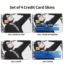 Load image into Gallery viewer, Anime Black Butler Credit Card Skins (4-in-1 Pack)