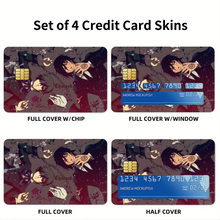 Load image into Gallery viewer, Anime Black Butler Credit Card Skins (4-in-1 Pack)