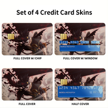 Load image into Gallery viewer, Anime Black Clover Credit Card Skins (4-in-1 Pack)