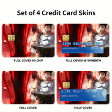Load image into Gallery viewer, Anime Black Clover Credit Card Skins (4-in-1 Pack)
