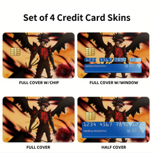 Load image into Gallery viewer, Anime Black Clover Credit Card Skins (4-in-1 Pack)