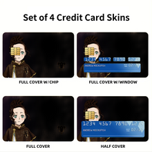 Load image into Gallery viewer, Anime Black Clover Credit Card Skins (4-in-1 Pack)
