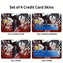Load image into Gallery viewer, Anime Black Clover Credit Card Skins (4-in-1 Pack)