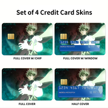Load image into Gallery viewer, Anime Black Clover Credit Card Skins (4-in-1 Pack)