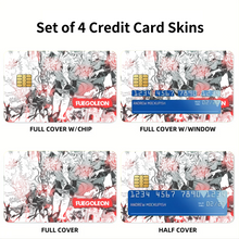 Load image into Gallery viewer, Anime Black Clover Credit Card Skins (4-in-1 Pack)