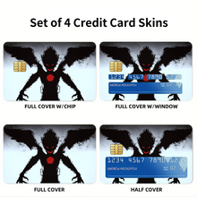 Load image into Gallery viewer, Anime Black Clover Credit Card Skins (4-in-1 Pack)