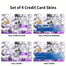 Load image into Gallery viewer, Anime Black Clover Credit Card Skins (4-in-1 Pack)