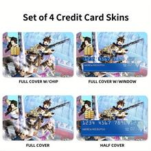 Load image into Gallery viewer, Anime Black Clover Credit Card Skins (4-in-1 Pack)