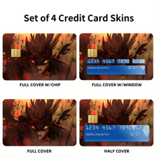 Load image into Gallery viewer, Anime Black Clover Credit Card Skins (4-in-1 Pack)