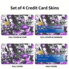 Load image into Gallery viewer, Anime Black Clover Credit Card Skins (4-in-1 Pack)