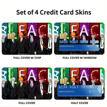 Load image into Gallery viewer, Anime Bleach Credit Card Skins (4-in-1 Pack)