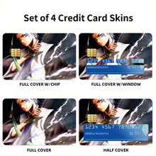 Load image into Gallery viewer, Anime Bleachr Credit Card Skins (4-in-1 Pack)