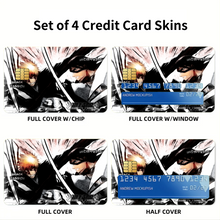 Load image into Gallery viewer, Anime Bleachr Credit Card Skins (4-in-1 Pack)