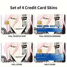 Load image into Gallery viewer, Anime Bleachr Credit Card Skins (4-in-1 Pack)