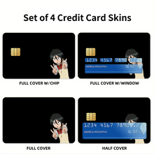 Load image into Gallery viewer, Anime Bleachr Credit Card Skins (4-in-1 Pack)