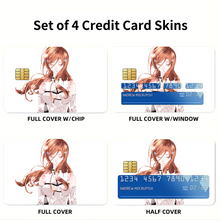 Load image into Gallery viewer, Anime Bleachr Credit Card Skins (4-in-1 Pack)