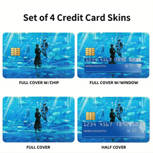 Load image into Gallery viewer, Anime Blue Exorcist Credit Card Skins (4-in-1 Pack)