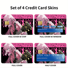 Load image into Gallery viewer, Anime Bocchi the Rock Credit Card Skins (4-in-1 Pack)
