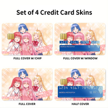 Load image into Gallery viewer, Anime Bocchi the Rock Credit Card Skins (4-in-1 Pack)