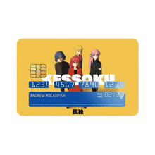Load image into Gallery viewer, Anime Bocchi the Rock Credit Card Skins (4-in-1 Pack)