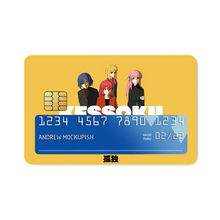 Load image into Gallery viewer, Anime Bocchi the Rock Credit Card Skins (4-in-1 Pack)