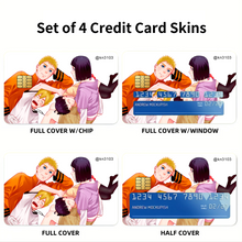 Load image into Gallery viewer, Anime Boruto Credit Card Skins (4-in-1 Pack)