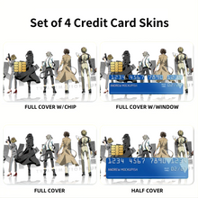 Load image into Gallery viewer, Anime Bungou Stray Dogs Credit Card Skins (4-in-1 Pack)