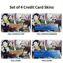 Load image into Gallery viewer, Anime Bungou Stray Dogs Credit Card Skins (4-in-1 Pack)