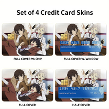 Load image into Gallery viewer, Anime Bungou Stray Dogs Credit Card Skins (4-in-1 Pack)