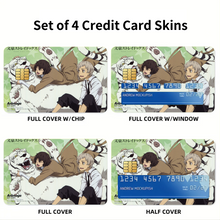 Load image into Gallery viewer, Anime Bungou Stray Dogs Credit Card Skins (4-in-1 Pack)