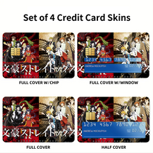 Load image into Gallery viewer, Anime Bungou Stray Dogs Credit Card Skins (4-in-1 Pack)