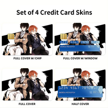 Load image into Gallery viewer, Anime Bungou Stray Dogs Credit Card Skins (4-in-1 Pack)