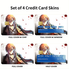 Load image into Gallery viewer, Anime Bungou Stray Dogs Credit Card Skins (4-in-1 Pack)