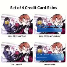 Load image into Gallery viewer, Anime Bungou Stray Dogsr Credit Card Skins (4-in-1 Pack)
