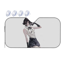 Load image into Gallery viewer, Anime Chainsaw Man Car Sunshade